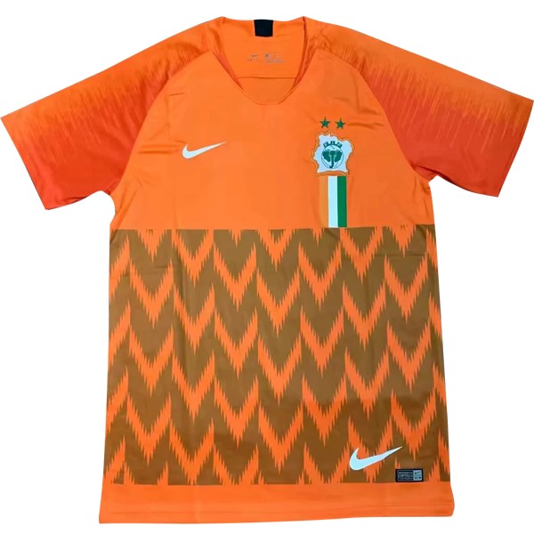 Camiseta Costa De Marfil Replica Segunda Ropa 2018 Naranja